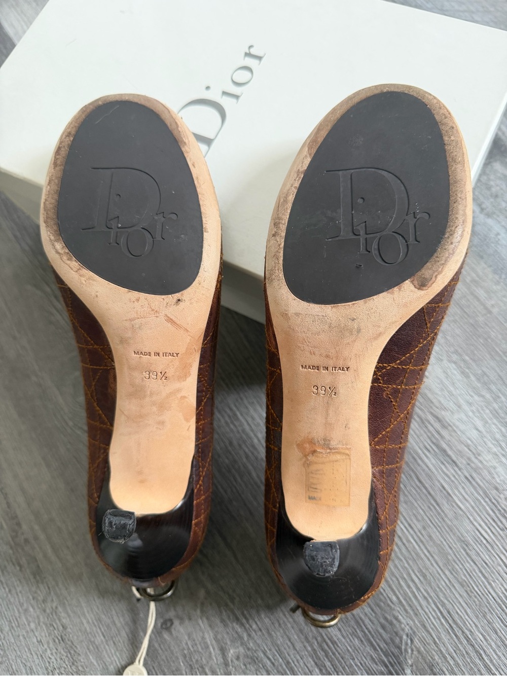 Dior Brown Leather Heels - Picture 7 of 8